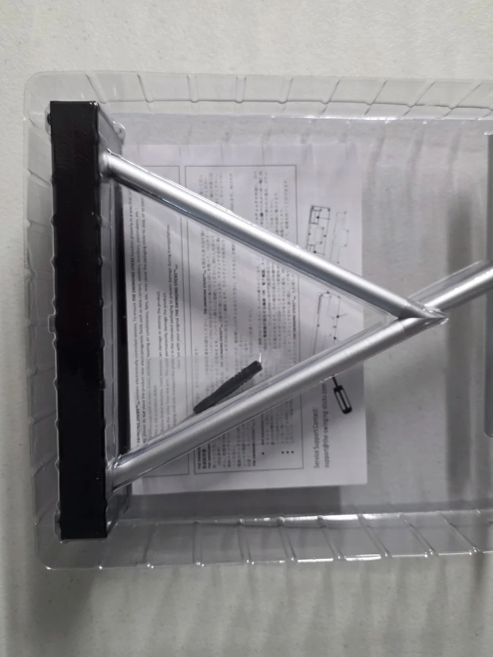 The Swinging Sticks Kinetic Energy Sculpture Desktop Toy Version
